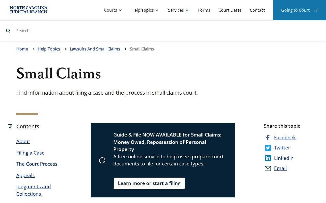 Perquimans County civil docket source for magistrate small claims